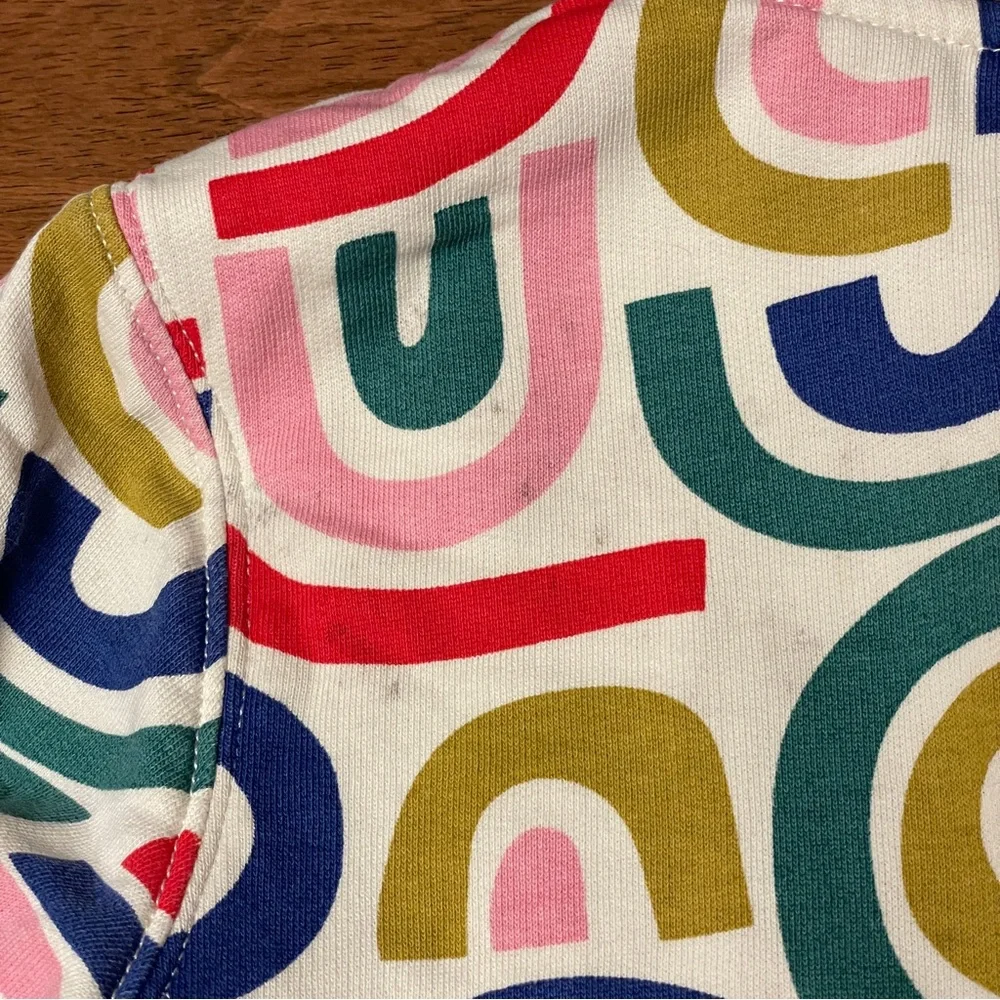Used Hanna Andersson Colorful Geometric Kids Hoodie